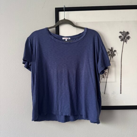 Sundry | EUC Crew Neck Short Sleeve Tee in Blue Size 3 (Large) - Picture 2 of 10